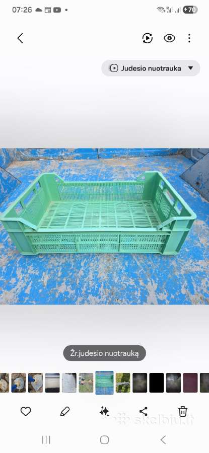 Parduodu plastikines dėžes 60x40x17
