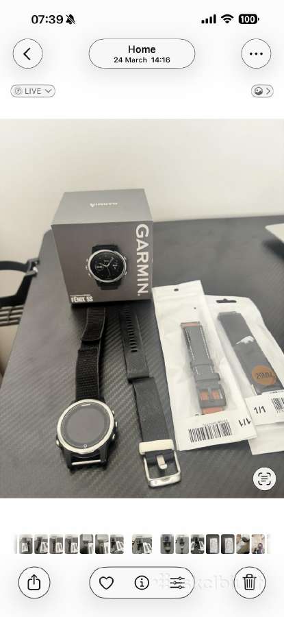 Garmin Fenix 5S - nuotraukos Nr. 2