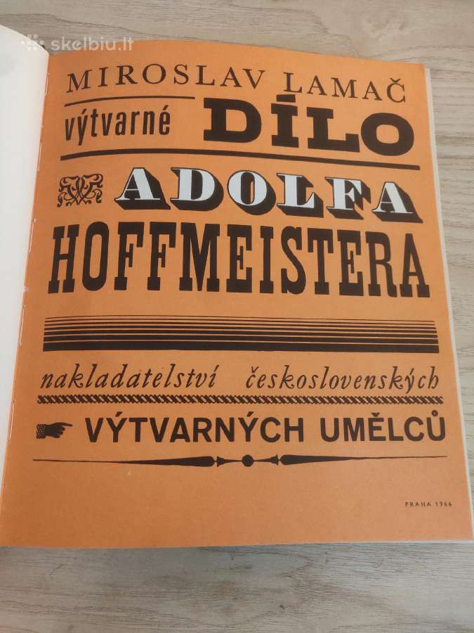 Adolfo Hoffmeisterio darbai - Miroslav Lamač 1966m - nuotraukos Nr. 4