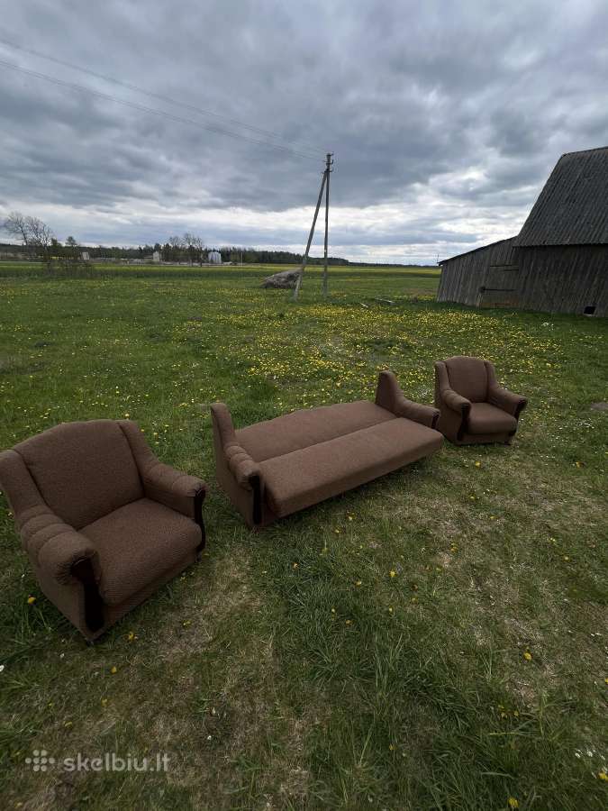 Minkštu baldu komplektas