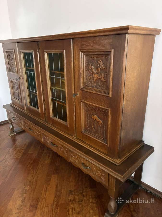 Antikvarinė medžio masyvo indauja - komoda 400€