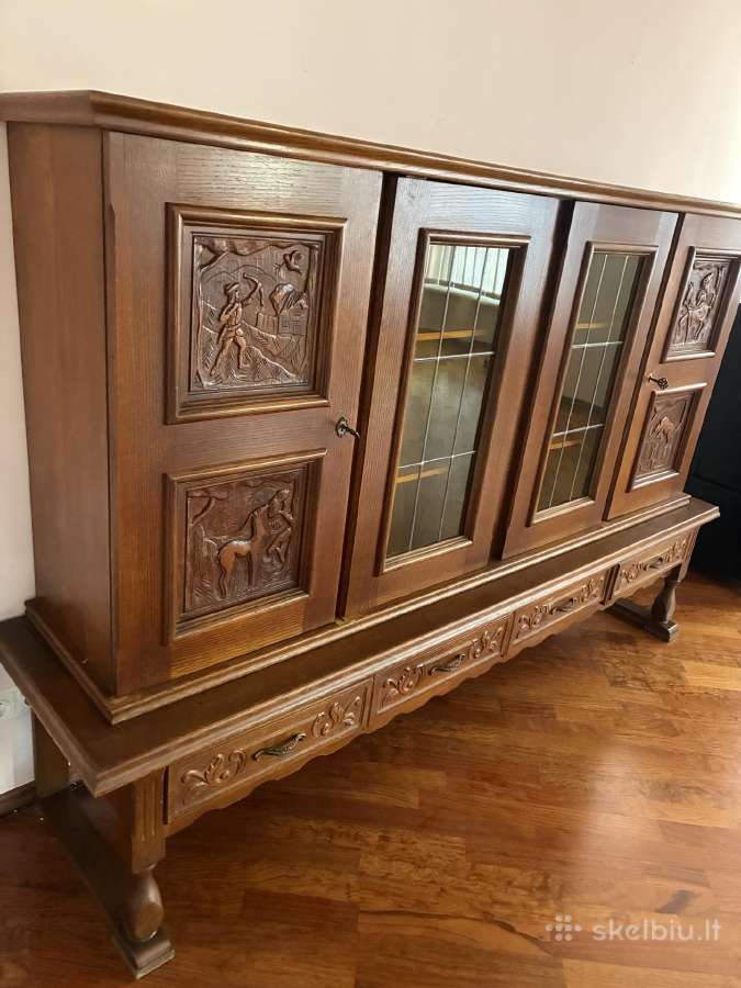 Antikvarinė medžio masyvo indauja - komoda 400€
