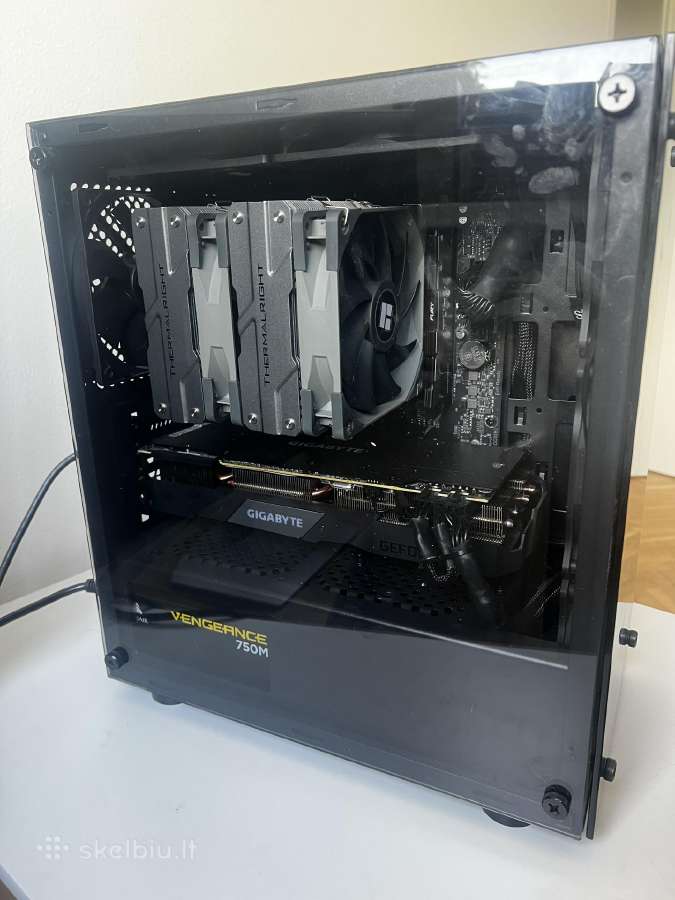 5700x3d, b550 aorus elite, 32gb 3600mhz, rtx2080 - nuotraukos Nr. 2