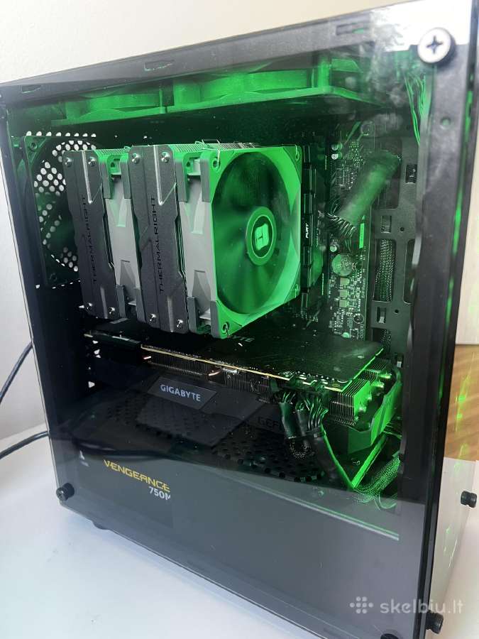5700x3d, b550 aorus elite, 32gb 3600mhz, rtx2080 - nuotraukos Nr. 4