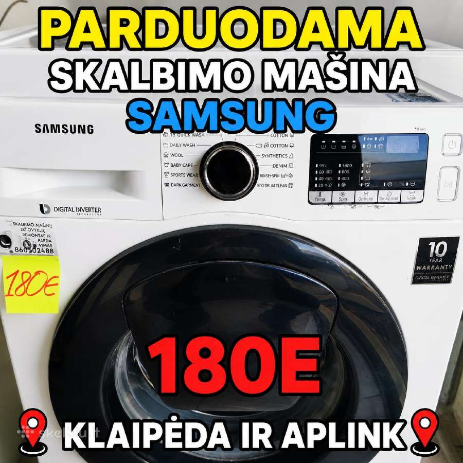 Skalbimo mašina Samsung