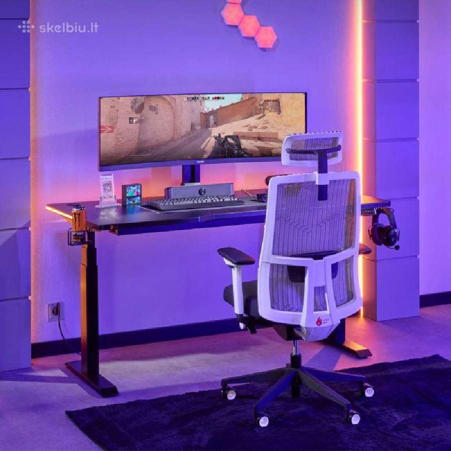Pompeii ergonominis gaming stalas - nuotraukos Nr. 5