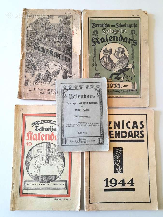 Kalendoriai 1913-1944m.
