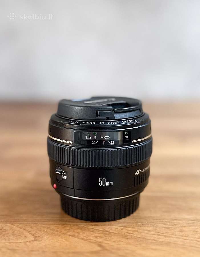 Objektyvas Canon Ef 50mm 1.4 Usm