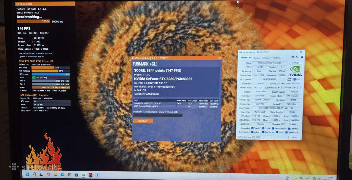 Ryzen 7700x+32gb Ddr5 RAM 6000mhz +rtx3080 10gb - nuotraukos Nr. 10