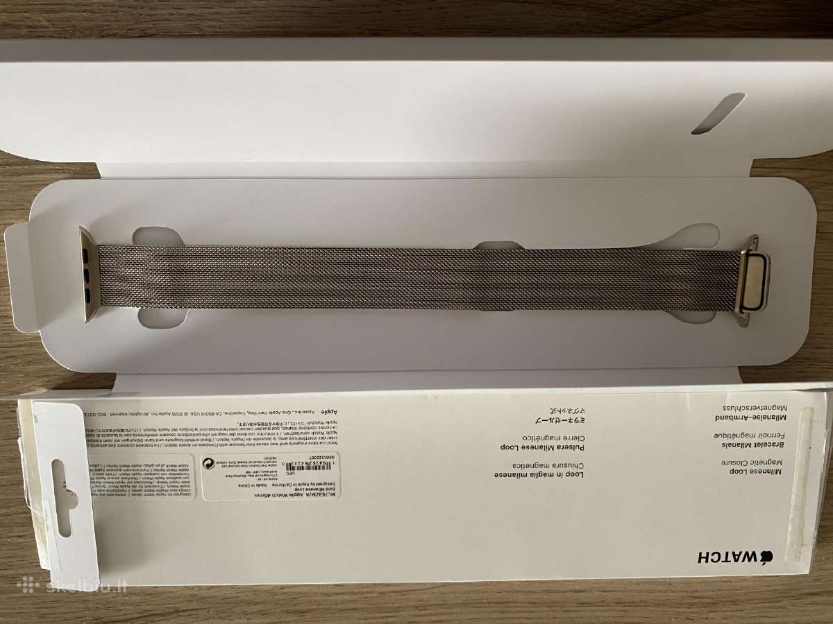 Milanese Loop Gold originali Apple Watch 45mm - nuotraukos Nr. 2
