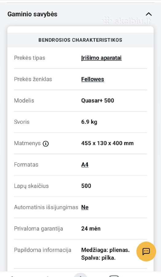 Naudotas Plastikinių spiralių įrišėjas Fellowes Qu - nuotraukos Nr. 8