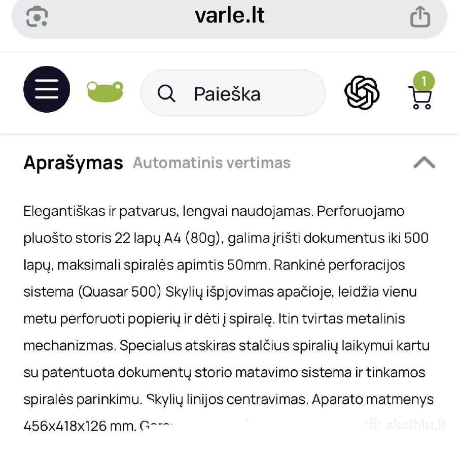 Naudotas Plastikinių spiralių įrišėjas Fellowes Qu - nuotraukos Nr. 9
