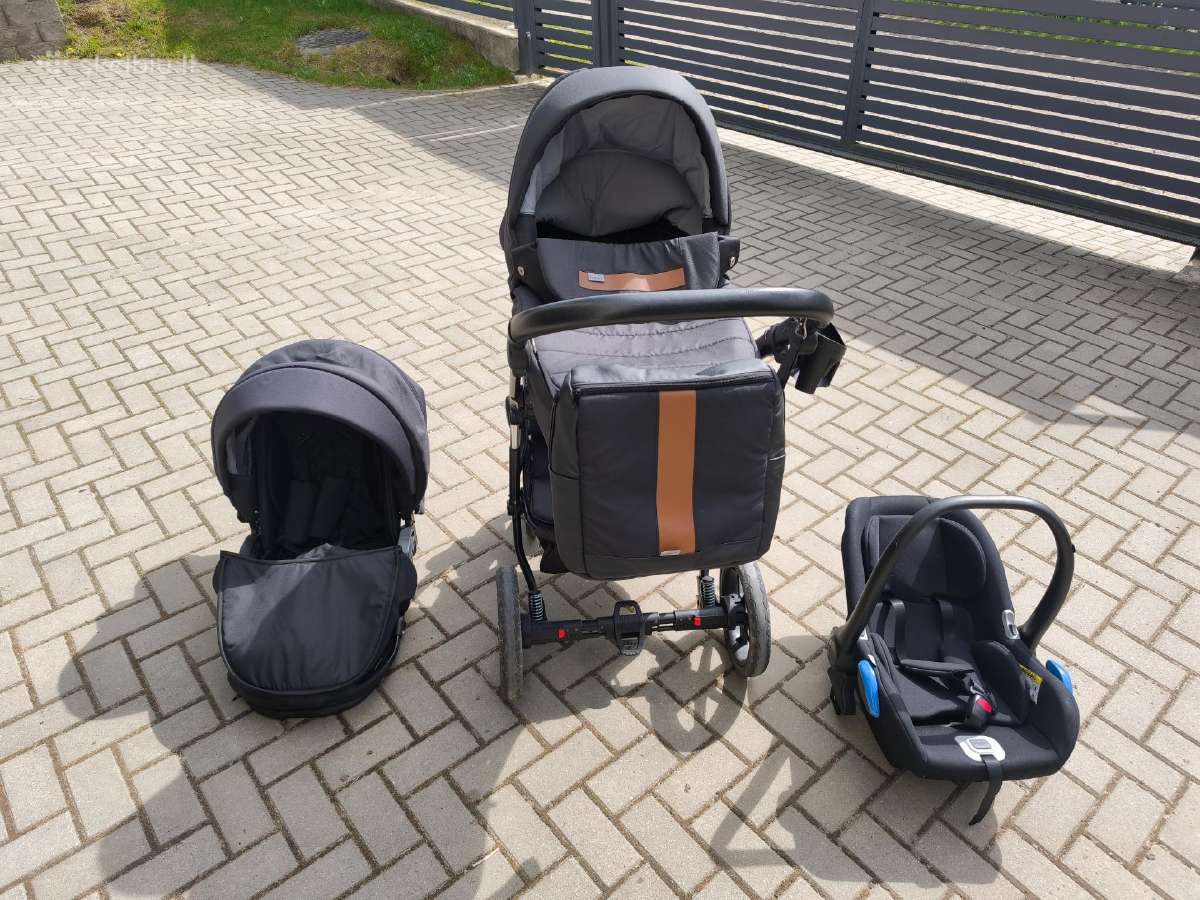 Vaikiškas vežimėlis Bexa 3in1 - nuotraukos Nr. 3