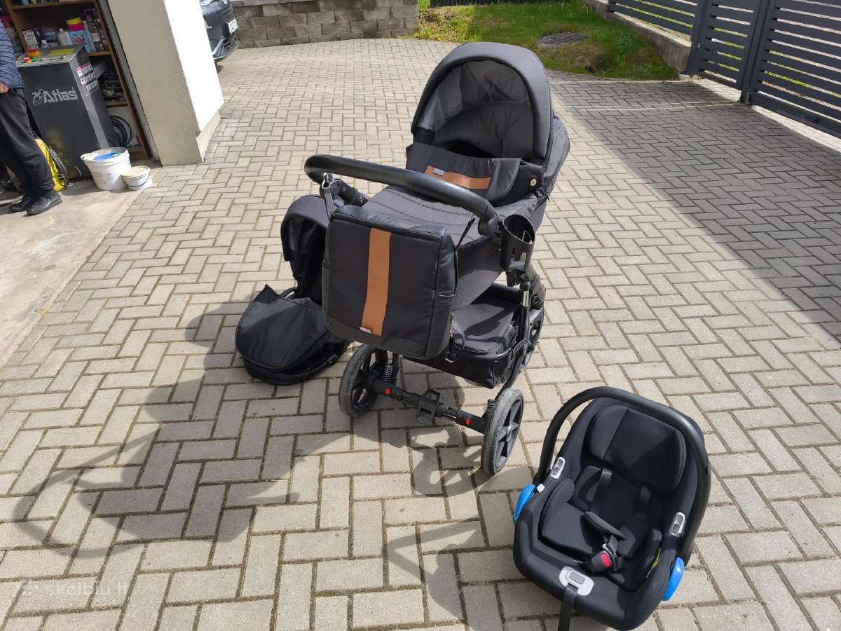 Vaikiškas vežimėlis Bexa 3in1 - nuotraukos Nr. 2
