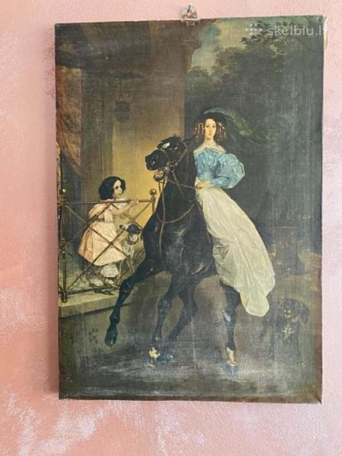 Vintage paveikslo reprodukcija