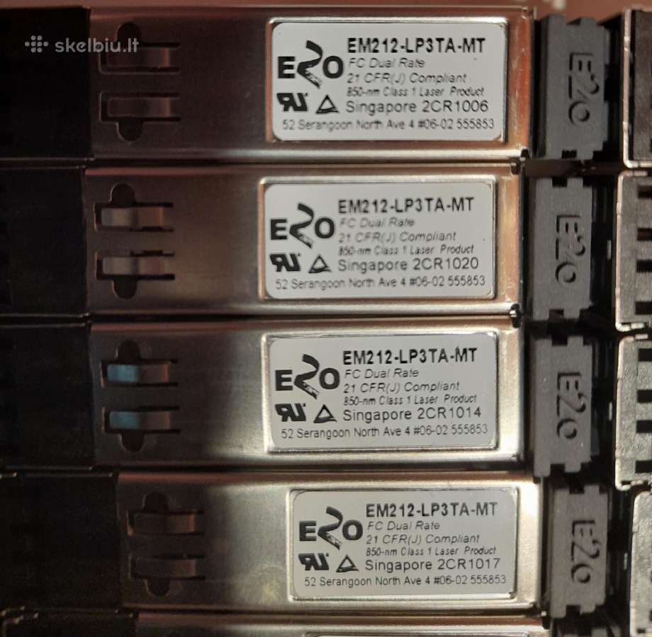Emulex Em212-lp3ta-MB I E2o 2gbs Sfp Fc Gbic fc - nuotraukos Nr. 2