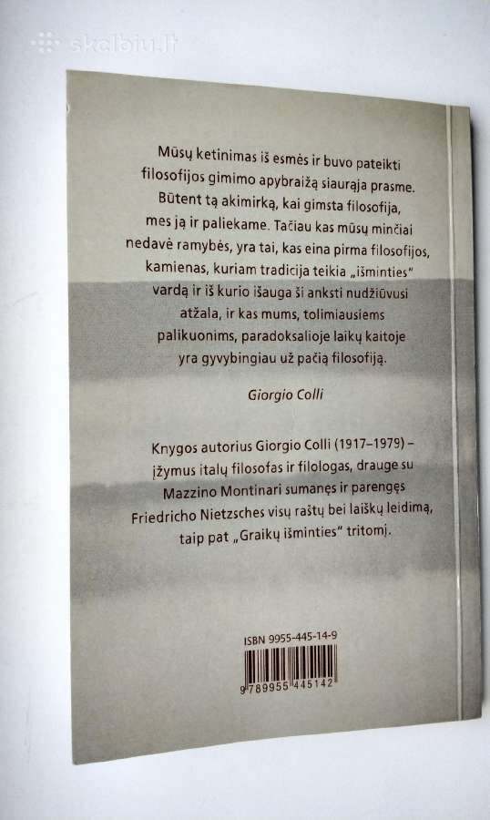 G. Colli. Filosofijos gimimas - nuotraukos Nr. 9