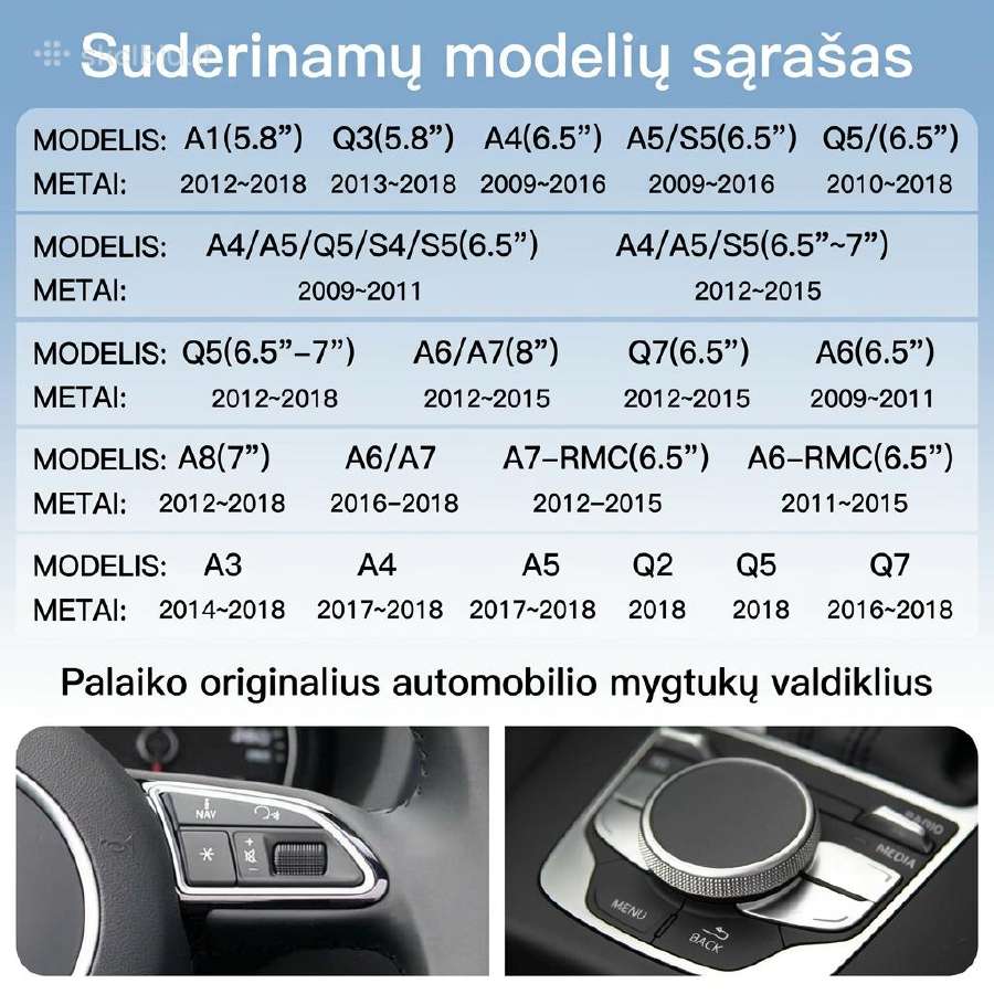 Audi Carplay Android Auto A4 A6 Q5 Q7 Mmi Mib - nuotraukos Nr. 5
