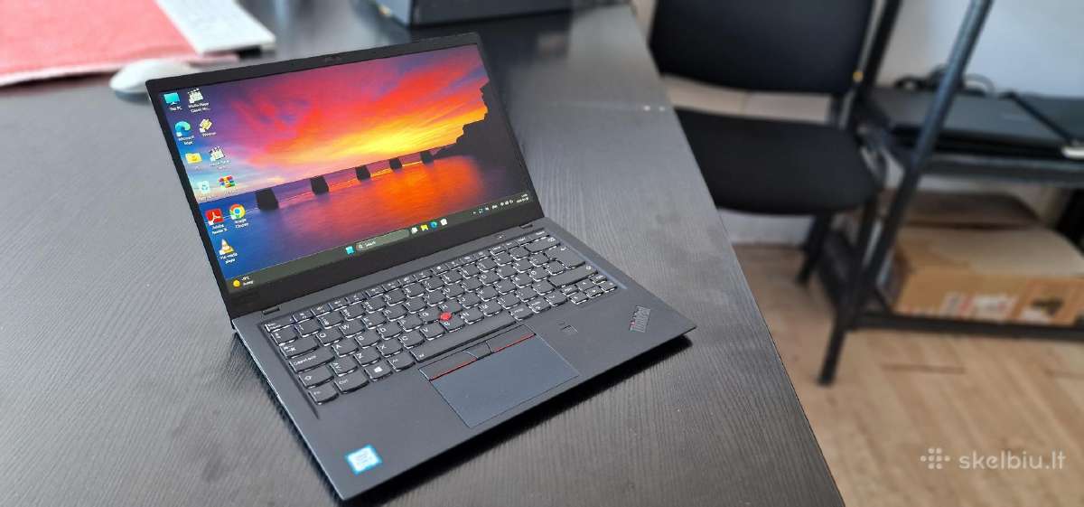 Lenovo X1 carbon, i5-8250u, 14fhd, Nauja Baterija