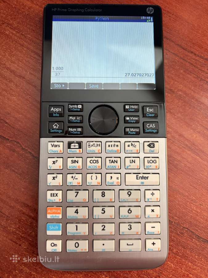 Hp Prime spalvotas grafinis skaičiuotuvas