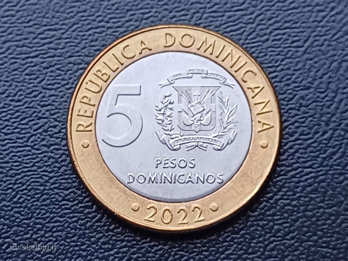 5 pesai 2022m. Dominikana unc.