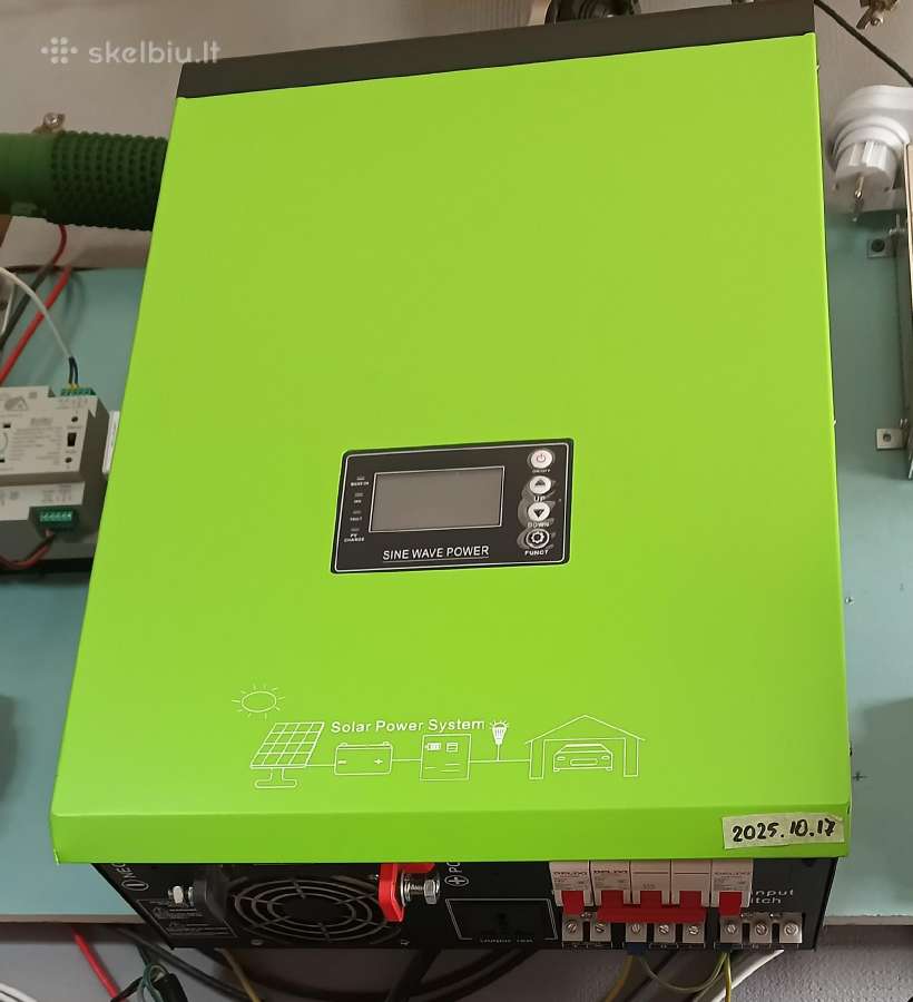 Zemadaznis hibridinis saules inverteris 3000w 24v
