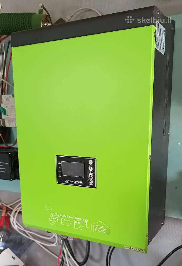 Zemadaznis hibridinis saules inverteris 3000w 24v - nuotraukos Nr. 3