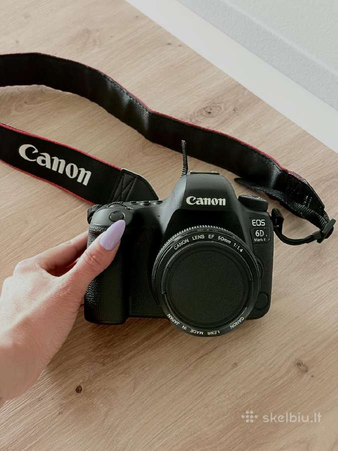 Canon 6d Mark II + 50mm 1/1.4 objektyvas