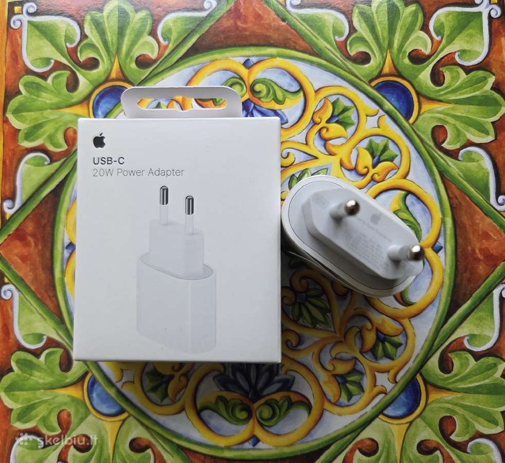 Apple Pakrovėjas (blokelis) ir Usb laidas - nuotraukos Nr. 4