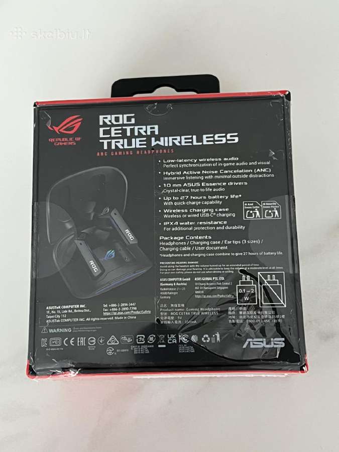 Asus Rog Cetra True Wireless - nuotraukos Nr. 2