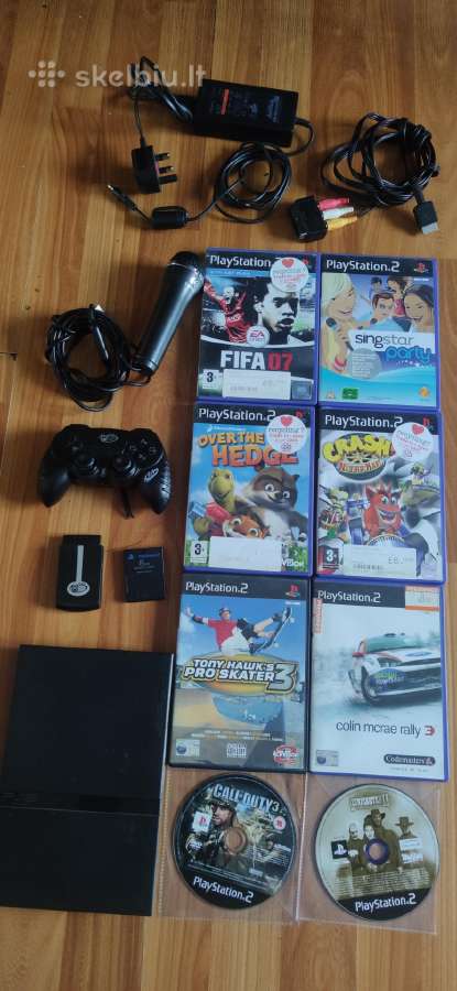 Originalus Ps2 su žaidimais