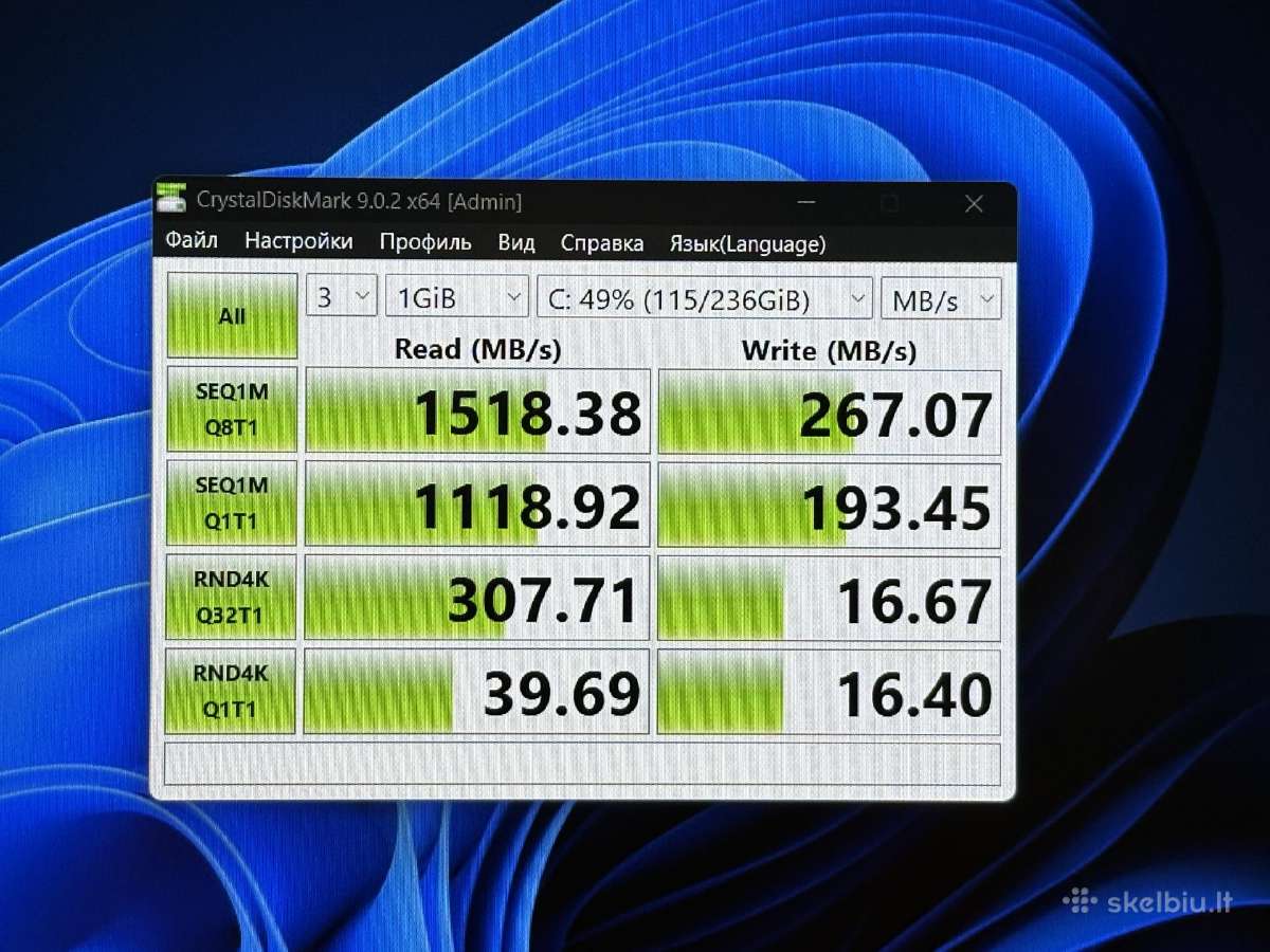 SSD m2 Toshibia - nuotraukos Nr. 2