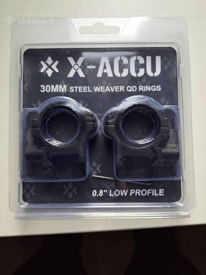 30mm Optikos tvirtinimo Žiedai