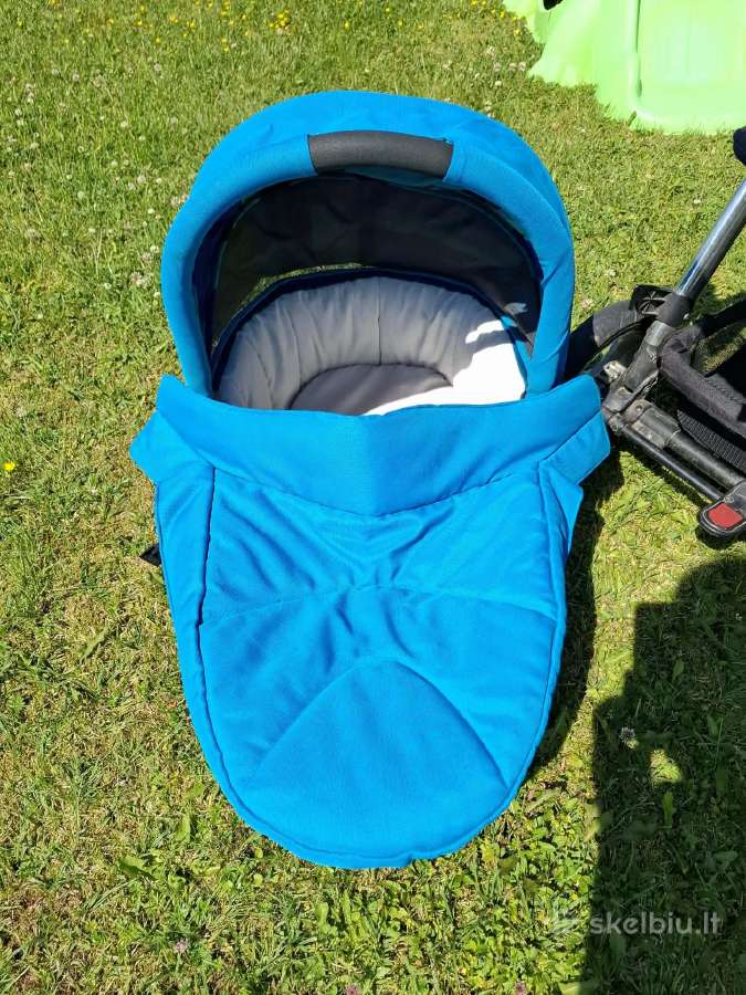 3in1 vežimėlis su isofix kėdutės tvirtinimu - nuotraukos Nr. 3