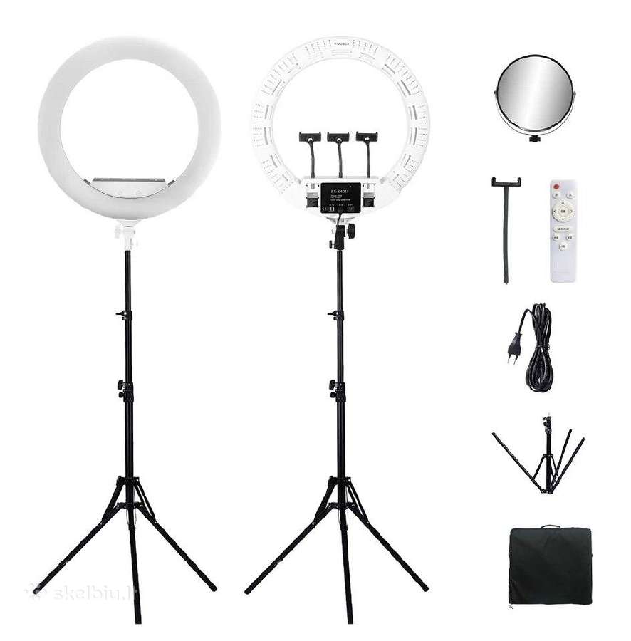 LED žiedinė lempa 100w 55 cm - Premium - nuotraukos Nr. 7