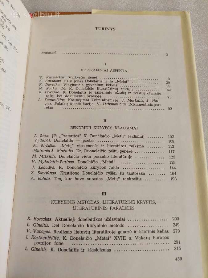 K. Donelaitis literatūros moksle ir kritikoje - nuotraukos Nr. 4