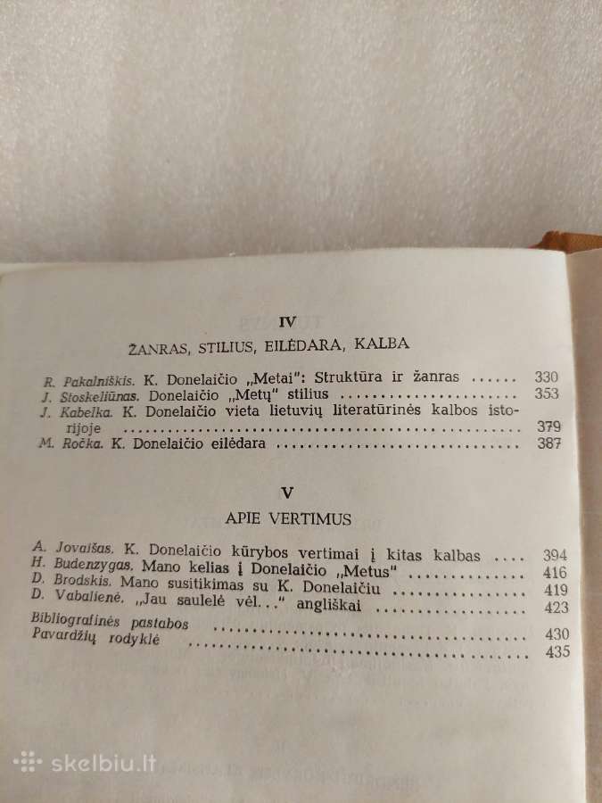 K. Donelaitis literatūros moksle ir kritikoje - nuotraukos Nr. 5