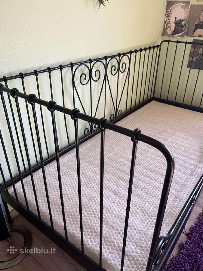 Ikea metalinė viengulė lova - nuotraukos Nr. 3