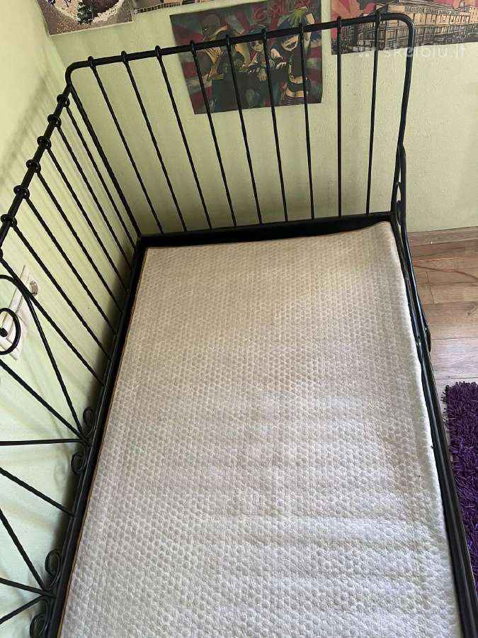 Ikea metalinė viengulė lova - nuotraukos Nr. 4