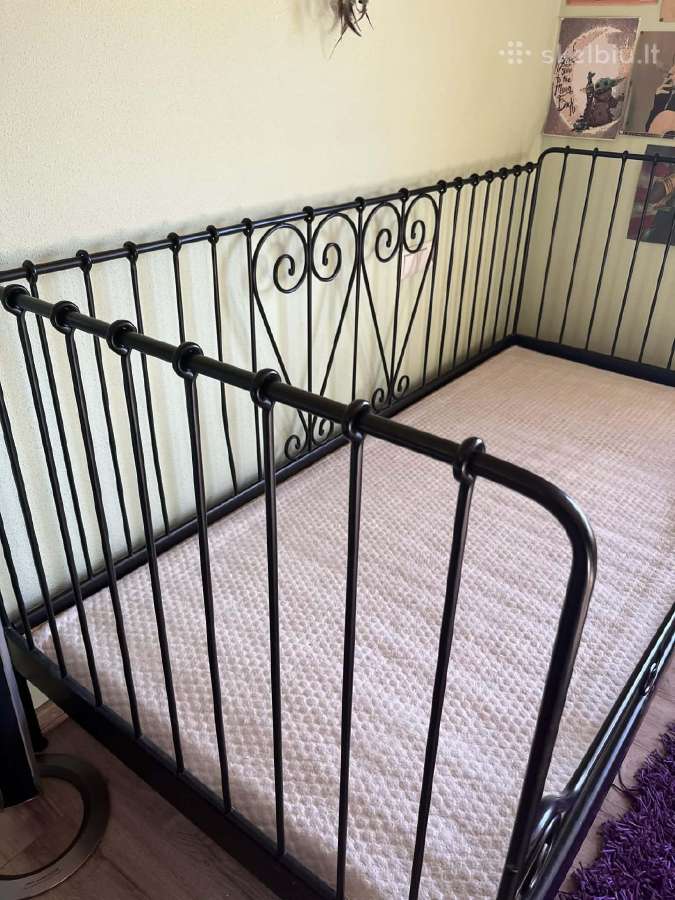 Ikea metalinė viengulė lova - nuotraukos Nr. 5