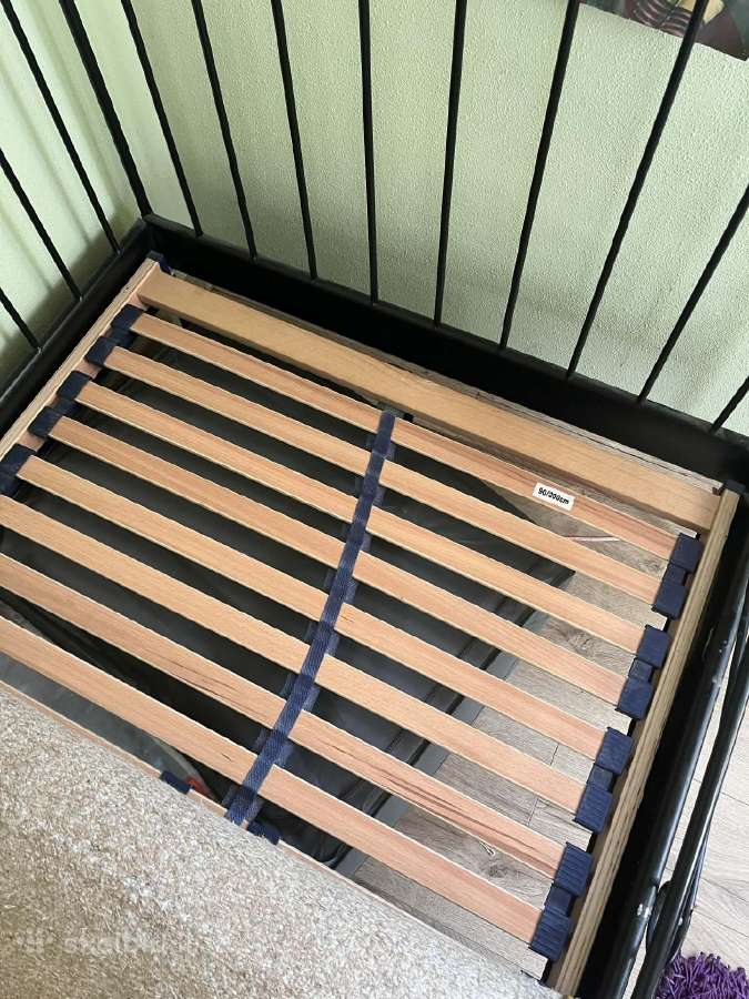 Ikea metalinė viengulė lova - nuotraukos Nr. 6