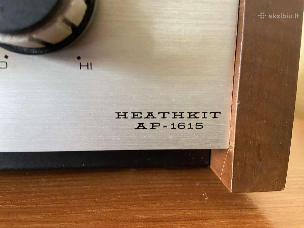 Pirminis stiprintuvas Heathkit Ap-1615 - nuotraukos Nr. 2