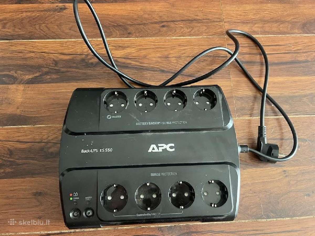 Apc Back-ups Es 550 Ups, 8 lizdai, Be550g-gr