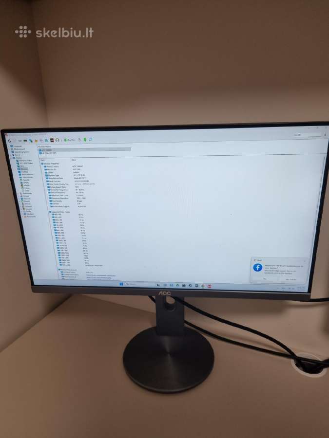 Monitorius Aoc 2490w1