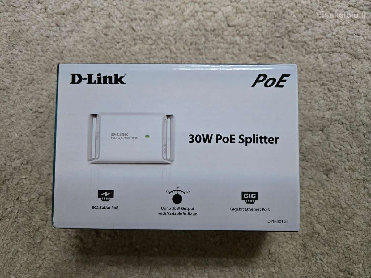 Dpe-301gs 30w Poe Splitter - nuotraukos Nr. 4