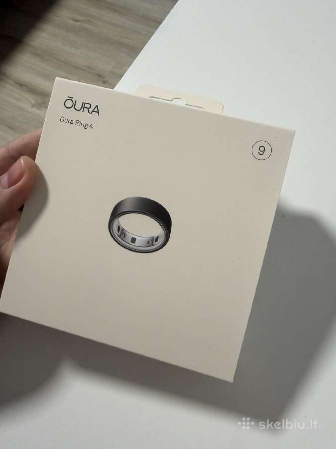 Oura Ring 4, Stealth, Size 9