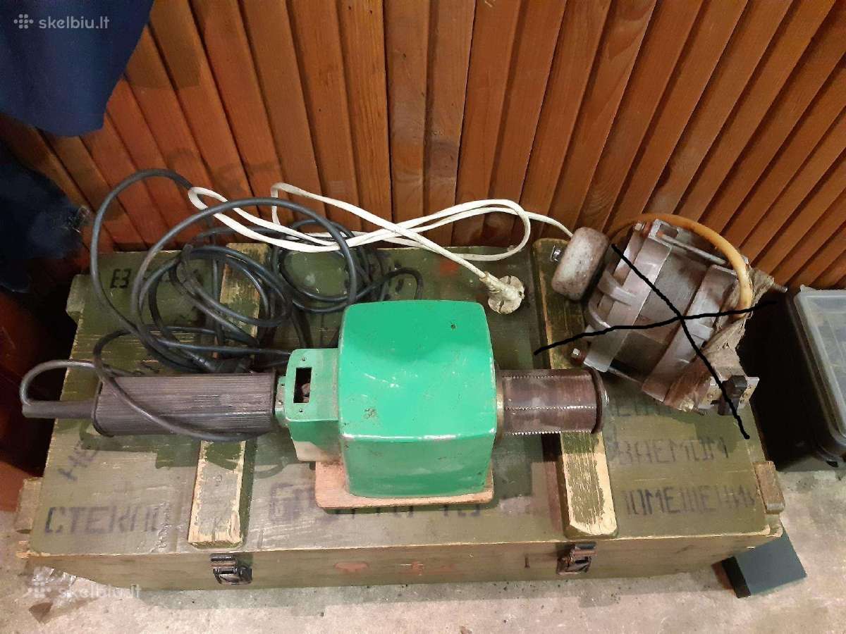 Elektros variklį 220v veikia-nežinau nuo ko ir E