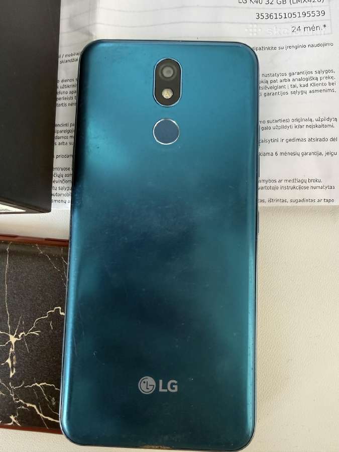LG k40 telefonas - nuotraukos Nr. 3