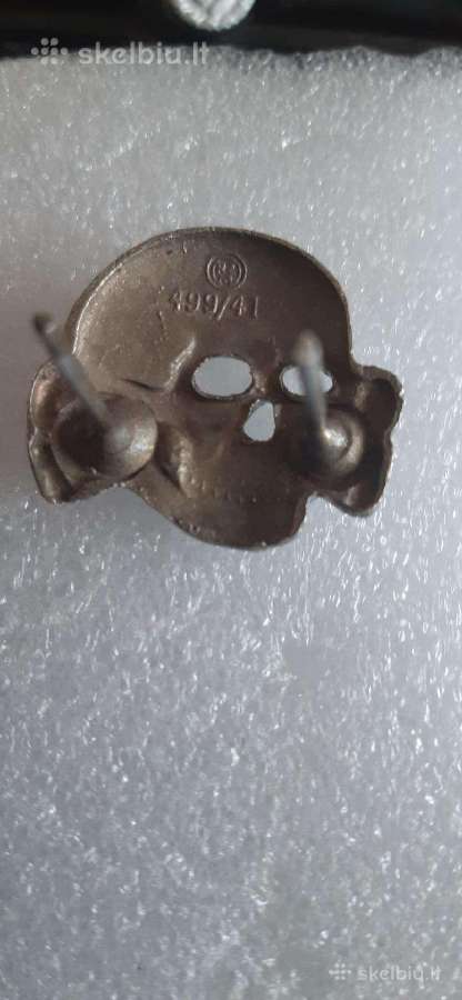 Ww2 Totenkopf ženklai - nuotraukos Nr. 3