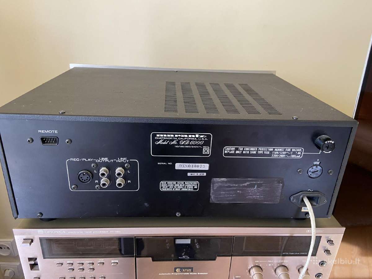 Kasetinė deka Marantz Sd 6000 - nuotraukos Nr. 3